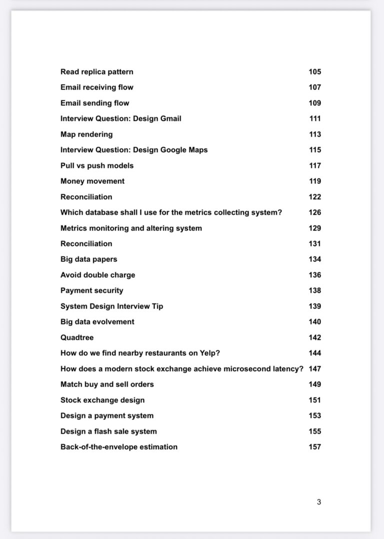 Table of Content 3